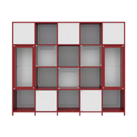 Flexible DIY grid hardware tools metal display rack 